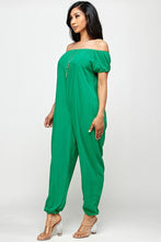 Load image into Gallery viewer, Off Shoulder Jumpsuit