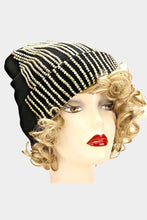 Load image into Gallery viewer, Embellished Beanie Hat with Pom Pom