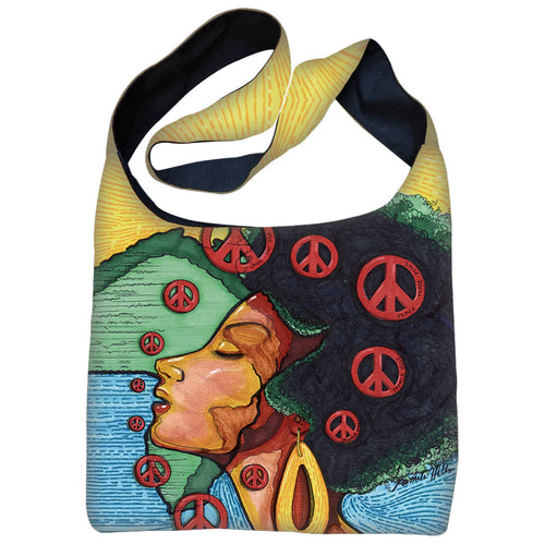Colorful Hobo Bag Peace Africa