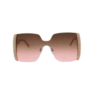 Oversized Rhinestones Eye Sunglasses women