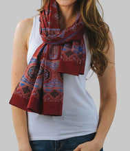 Load image into Gallery viewer, Cotton Handmade Block Print Scarf