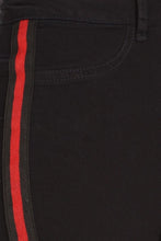 Load image into Gallery viewer, High Rise Skinny Jeans w/ Red Highlight Out seam &amp; Square