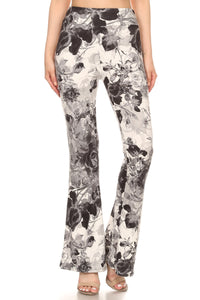 Floral printed high waisted palazzo pants Women