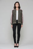 Lace Bomber Jacket