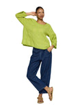 Luukaa Elira Mixed Texture Cotton top LUUKAA