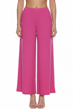 LINEN FULL LENGTH WIDE LEG WITH ELASTIC WAIST AND POCKETS