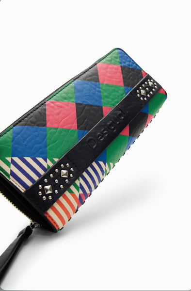 Large diamond wallet Desigual