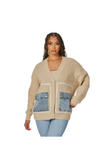 Sweater Button Down w/ Pockets