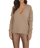 Polo Collar Long Sleeve Knit