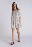 Off the Shoulder Sequins Dress