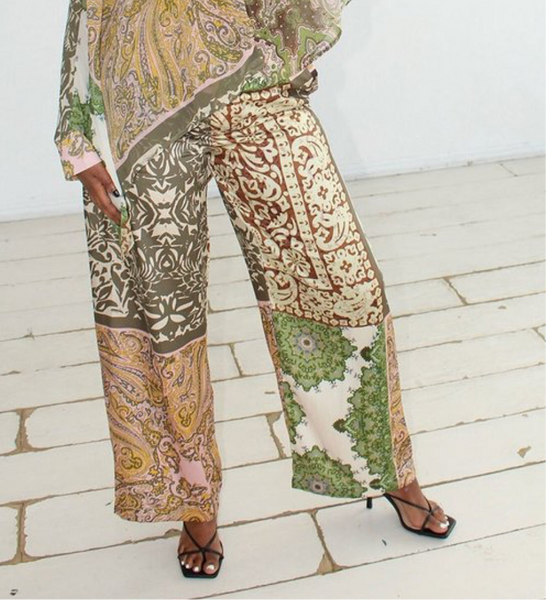 Multi Print Pants