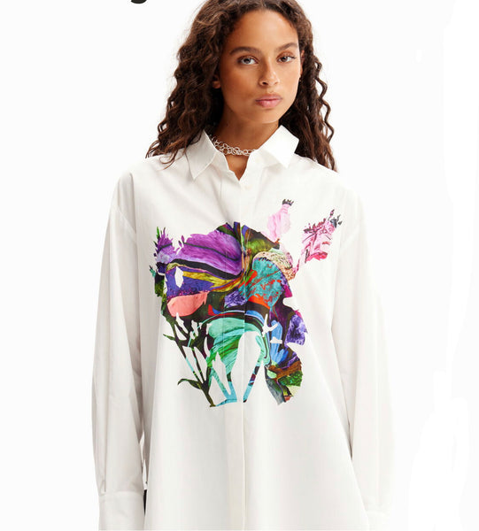 M. Christian Lacroix oversize arty shirt