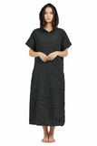 MY SOUL CHECK DRESS IN BLACK 5043