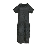 MY SOUL CHECK DRESS IN BLACK 5043
