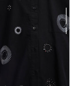 Oversize embroidered shirt Desigual