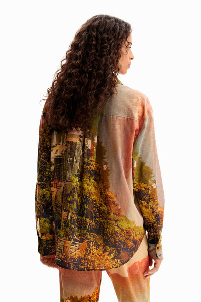 M. Christian Lacroix landscape shirt