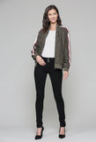 Lace Bomber Jacket
