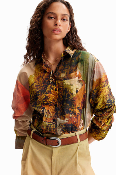 M. Christian Lacroix landscape shirt