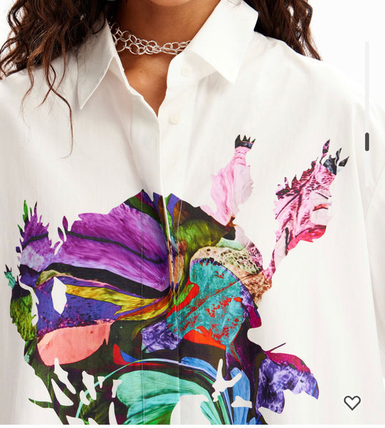 M. Christian Lacroix oversize arty shirt