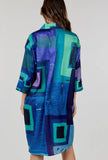 Color Block 3/4 Sleeve Dress