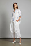 92120-62 Pleated Gaucho Pants Transparente