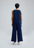 FLORIA Denim muslin top LUUKAA