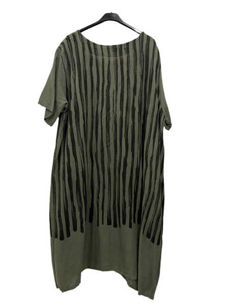 Striped Linen Dress