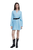 SHIRT DRESS WITH BELT