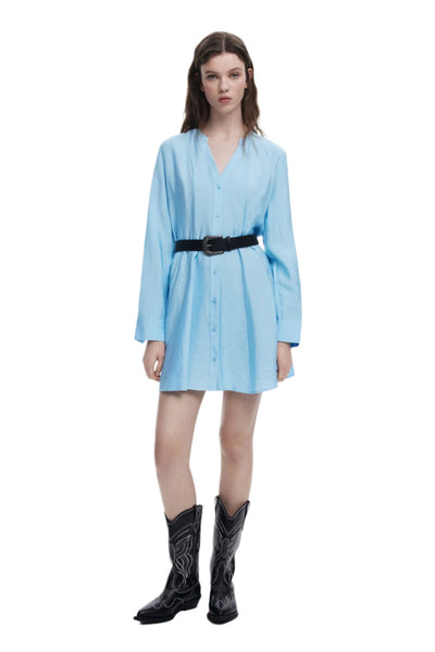 SHIRT DRESS WITH BELT