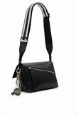 Midsize Half Logo Crossbody Bag Women