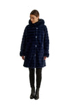Nikki Jones Reversible Faux Fur Coat - Style K4129RK-164