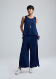 FLORIA Denim muslin top LUUKAA