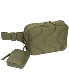 Puffer Quilted Nylon Sling Bag