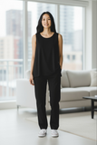P-2001 BLACK Moonlight Shell Tank -