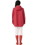 Nikki JonesWaterproof hooded shirttail rain jacket S66014-505 S26