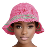 Straw Bucket Fashion Hat