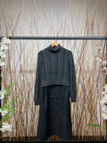 Cable knit Marled Turtleneck Sweater and dress set