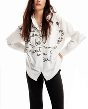 Load image into Gallery viewer, Desigual Oversize Lettering Shirt