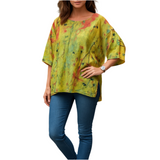 Tie Dye Linen Blouse