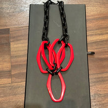 Load image into Gallery viewer, Red/ Black Necklace Made in Itay
