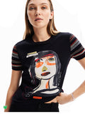 Arty face T-shirt Desigual