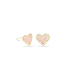 ARI HEART STUD EARRINGS