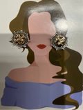 Tik Cross Earrings