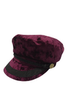 Crush Velvet Sailor Hat Women