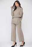 Mocha Stretched Knitted Sweater