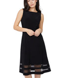 Elegant Sheer A-line Dress Style 50182