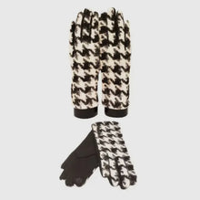Load image into Gallery viewer, Wool Feel Houndstooth Gloves