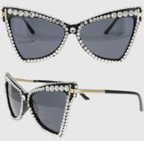 Sparkling cat eye sunglasses
