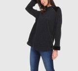 Knitted Sweater Top with Studs