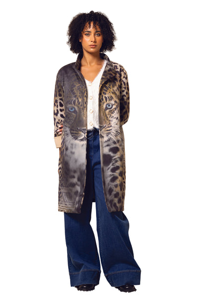 Animal Print Coat